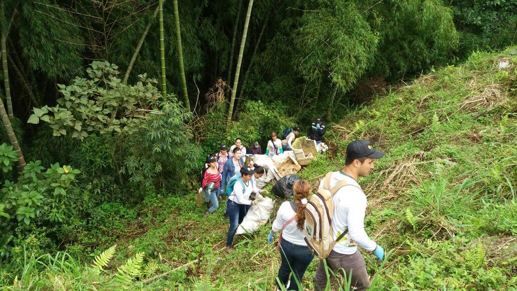 Mas de 3 mil kilos de residuos retirados en quebrada de Pitalito 2