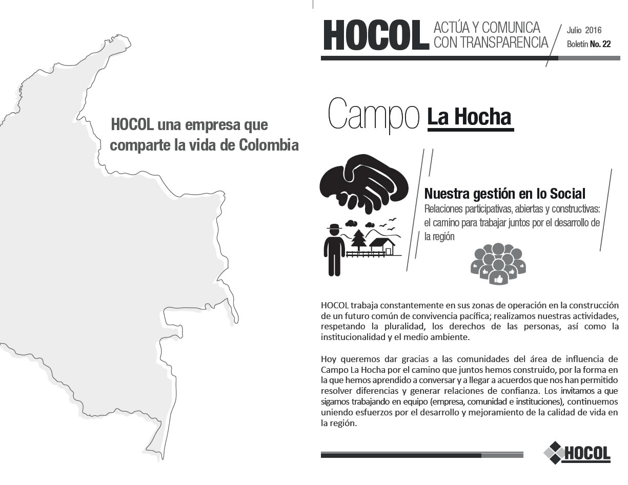 HOCOL actua y comunica con transparencia 2