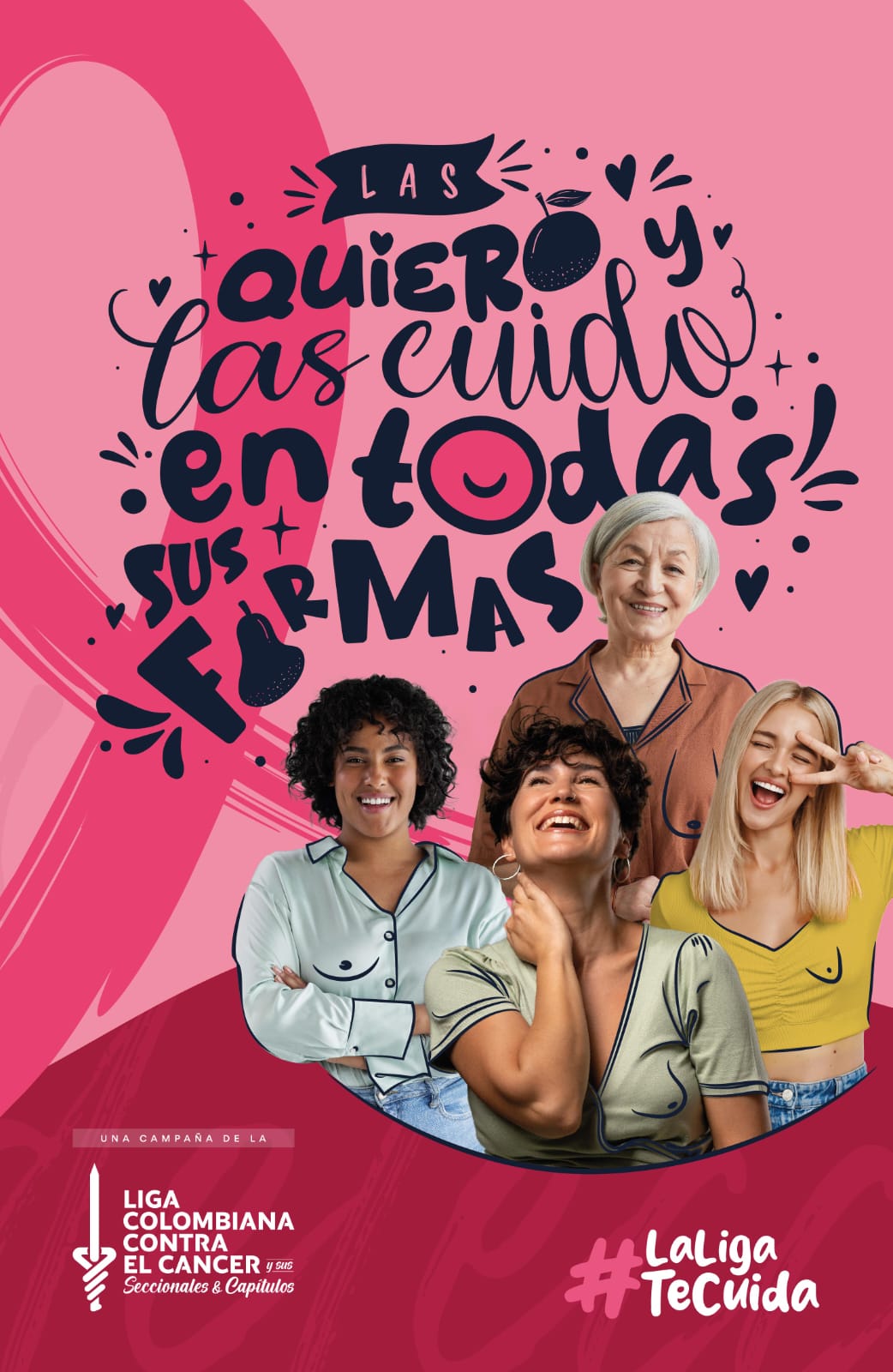 En el mes rosa, se lanza la campaña de cáncer de mama ‘Las quiero y las ...